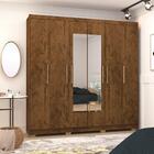 Roupeiro Mistral Com Espelho Imbuia Rústico