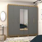 Roupeiro Mistral Com Espelho Nature Alasca