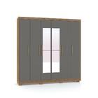 Roupeiro Mistral Com Espelho Nature Alasca