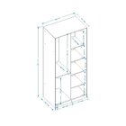 Roupeiro Modular 2 Portas 3 Gavetas Ideale Móveis Leão