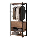 Roupeiro Morgan 2 Gavetas Preto Fosco E Demolição - Édecasamó