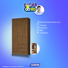 Roupeiro Moval Lima 3 Pts 2 Gvs - 133.951331.6