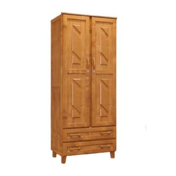 Roupeiro Multiuso Brasil 2 Portas Mel