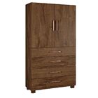 Roupeiro Multiuso Mineirão 2 Portas 4 Gavetas - Jcm Cacau