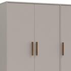 Roupeiro Nature 03 Ptas Matic Cinza Eco Wood 70451 Quarto Bebe