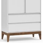 Roupeiro Nature Clean 02 Ptas Matic Branco Eco Wood 70438 Bebe