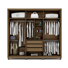 Roupeiro New Dallas 3 Portas Com Espelho Incabras