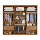 Roupeiro New Monumental 6 Portas 4 Gavetas Cinamomo