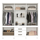 Roupeiro New Parma 10 Portas 3 Gavetas Com Espelho Salleto Ci