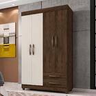 Roupeiro Nice Off Cacau 4 Portas