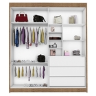 Roupeiro Nina Amendoa Branco Acetinado