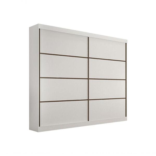 Roupeiro Niterói 02 Portas De Correr Branco