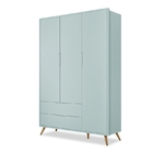 Roupeiro Old Clean Plus Menta/nature – Planet Baby Móveis