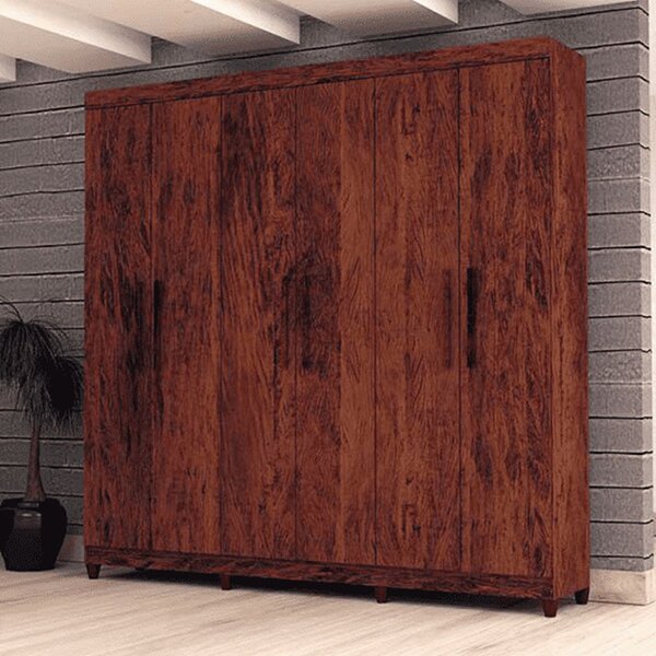 Roupeiro Palmas 6 Portas sem Espelho Vila Rica