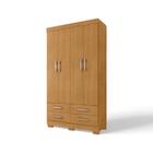 Roupeiro Parma 04 Portas E 04 Gavetas Naturalle