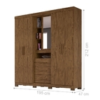 Roupeiro Pena Castanho Wood