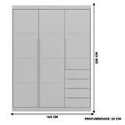 Roupeiro Pérola Cinza - Phoenix Baby