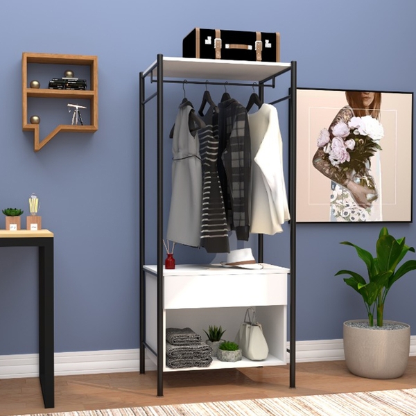 Roupeiro Preto/branco Vintage Maisie