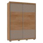 Roupeiro Quarto Solteiro 2 Portas 3 Gavetas 6 Prateleiras 3 C