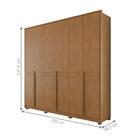 Roupeiro Ranger Cedro 6 Portas