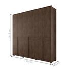 Roupeiro Ranger Jacaranda 6 Portas