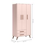 Roupeiro Retro Bagnoli Rosa