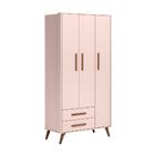 Roupeiro Retro Bagnoli Rosa