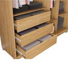 Roupeiro Ripado 4 Portas Santarém Buriti Fendi