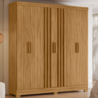 Roupeiro Ripado 6 Portas Cairo Freijó