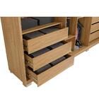 Roupeiro Ripado 6 Portas Com 2 Espelhos Algarve Buriti Off Wh