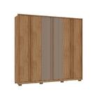 Roupeiro Ripado 6 Portas Lotus Buriti Fendi