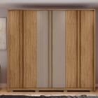 Roupeiro Ripado 6 Portas Lotus Buriti Fendi