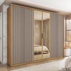 Roupeiro Ripado 6 Portas Tejo Buriti Fendi