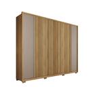 Roupeiro Ripado 6 Portas Vedras Buriti Fendi