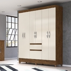 Roupeiro Sher Castanho Wood Baunilha