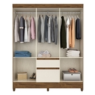 Roupeiro Sher Castanho Wood Baunilha