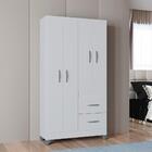 Roupeiro Solteiro 4 Portas 837 Poqq