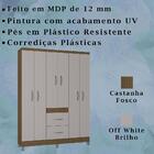 Roupeiro Solteiro 6 Portas 838 Poqq