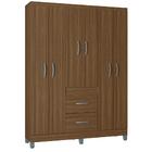 Roupeiro Solteiro 6 Portas 838 Poqq