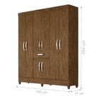 Roupeiro Streep Castanho Wood