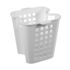 Roupeiro Telado C/ Compartimento Removível 45l Branco E Branc