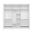 Roupeiro Texas Branco 3 Portas