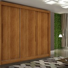 Roupeiro Tokio 3 Portas 4 Gavetas Sem Espelho Salleto Cinamomo