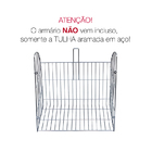 Roupeiro Tulha Aramado Para Armários  Planejados R25 Preto