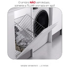 Roupeiro Tulha Aramado Para Armários Planejados R35 Branco