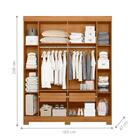 Roupeiro Uig Carvalho Grife/off White