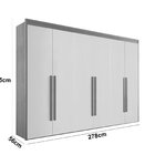 Roupeiro Vancouver 6 Portas E 6 Gavetas 100% Mdf Naturale