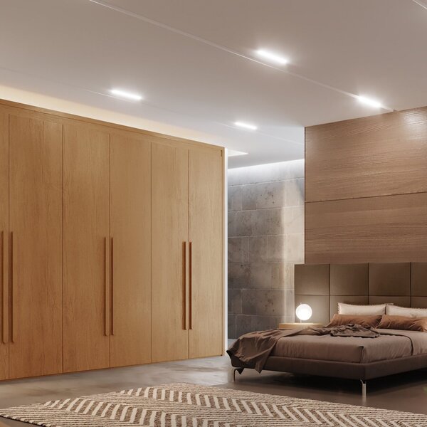 Roupeiro Vancouver 6 Portas E 6 Gavetas 100% Mdf Naturale