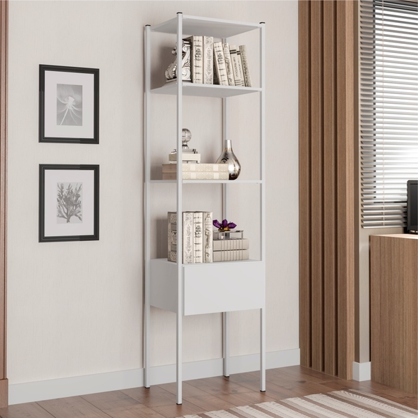 Roupeiro Vintage Brook Modular Branco