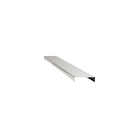 Rufo Capa 300cmx17cm Corte 28 Prateado Calha Forte